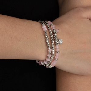 Glacial Glimmer - Pink Bracelet (OS) - B:A2