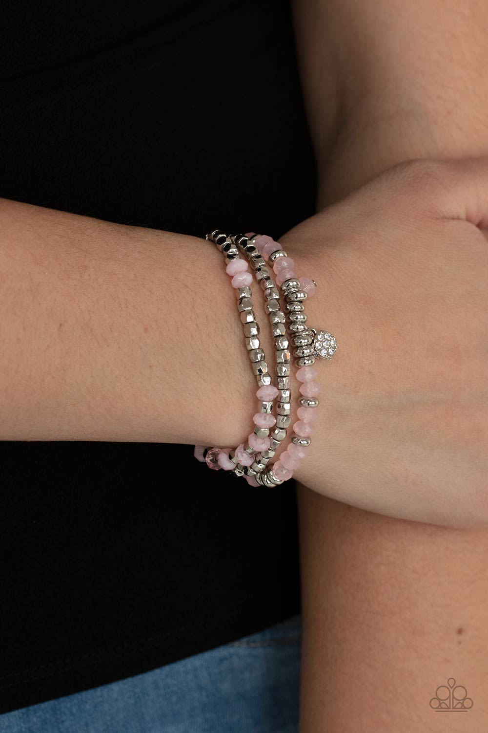 Glacial Glimmer - Pink Bracelet (OS) - B:A2