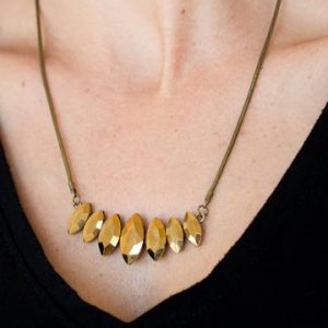 Leading Lady - Brass Necklace (OS) - B:A1