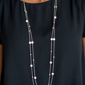 Beach Party Pageant - Pink Necklace (OS) - B:A6
