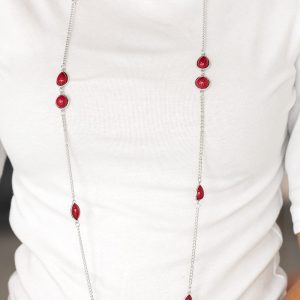 Pacific Piers - Red Necklace (OS) - B:A1