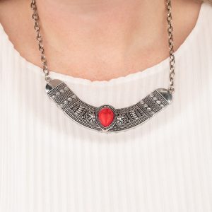 Very Venturous - Red Necklace (OS) - B:A1