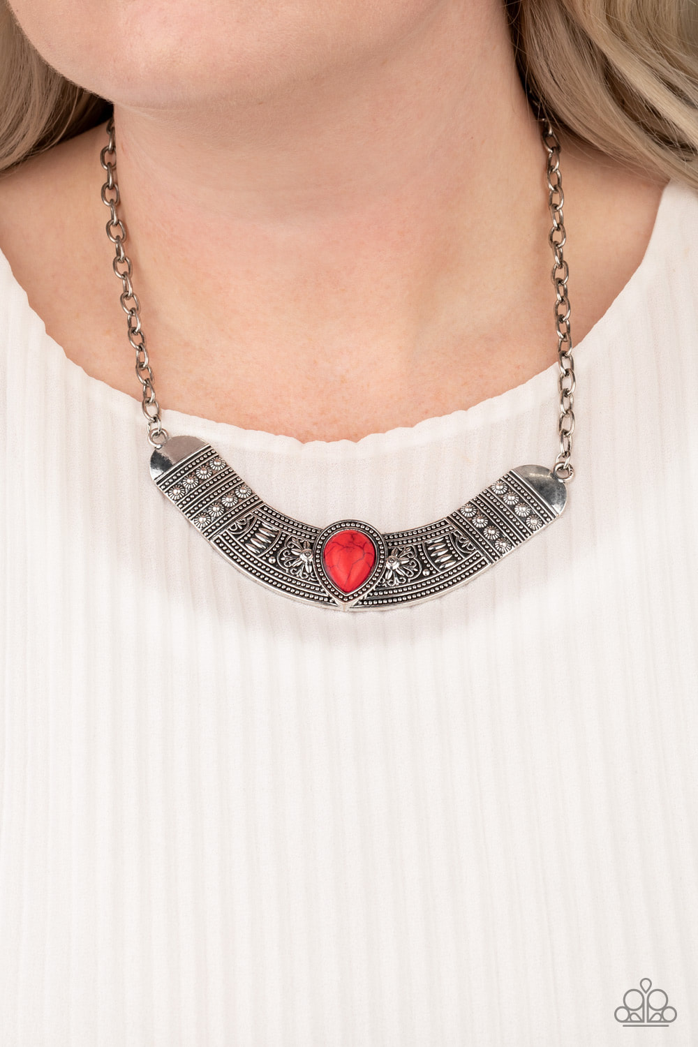 Very Venturous - Red Necklace (OS) - B:A1