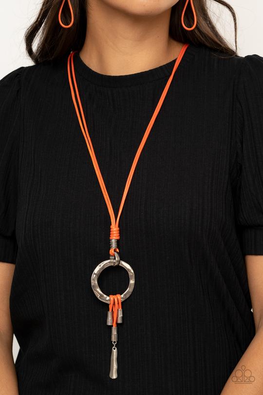 Tranquil Artisan - Orange Necklace (OS) - B:A1