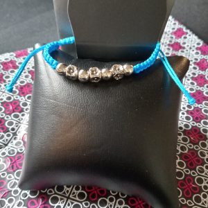 Starlet Shimmer S-Bead & S-flower - Neon Blue Bracelet (OS)