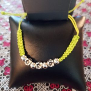 Starlet Shimmer S-Bead & S-flower - Neon Green Bracelet (OS)