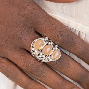 Underrated Shimmer - Orange Ring ~ Fashion Fix February 2021 (OS) (Matching pieces sold separately)