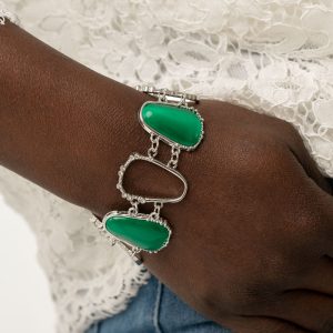 Yacht Club Couture - Green Bracelet ~ Fashion Fix March 2021 (OS) (Matching piece sold separately)