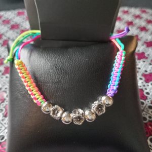 Starlet Shimmer S-Bead & S-flower - Neon Multicolored Bracelet (OS) ****Please to message for the one you preferred and if still available****