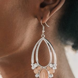 Look Into My Crystal Ball - Orange Earring ~ Fashion Fix February 2021 (OS) (Matching pieces sold separately)