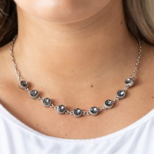 Starlit Socials - Silver Necklace (OS)