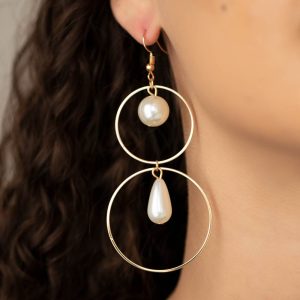 Cultured in Couture - Gold Earring (OS) - B:A4