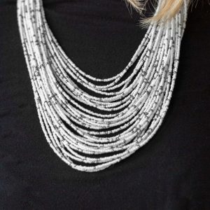 Rio Rainforest - White Necklace (OS) - B:A1