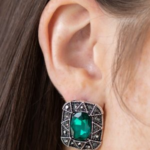 Young Money - Green Earring (OS) - B:A4