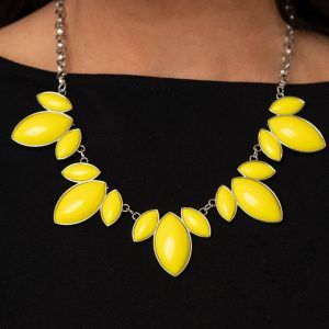 Viva La Vacation - Yellow Necklace (OS)