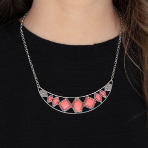 Emblazoned Era - Pink Necklace (OS) - B:A1