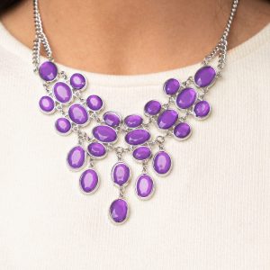 Serene Gleam - Purple Necklace (OS) - B:A1