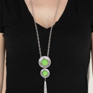 Abstract Artistry - Green Necklace (OS) - B:A1