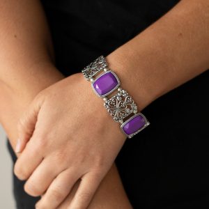 Colorful Coronation - Purple Bracelet (OS) - B:A2
