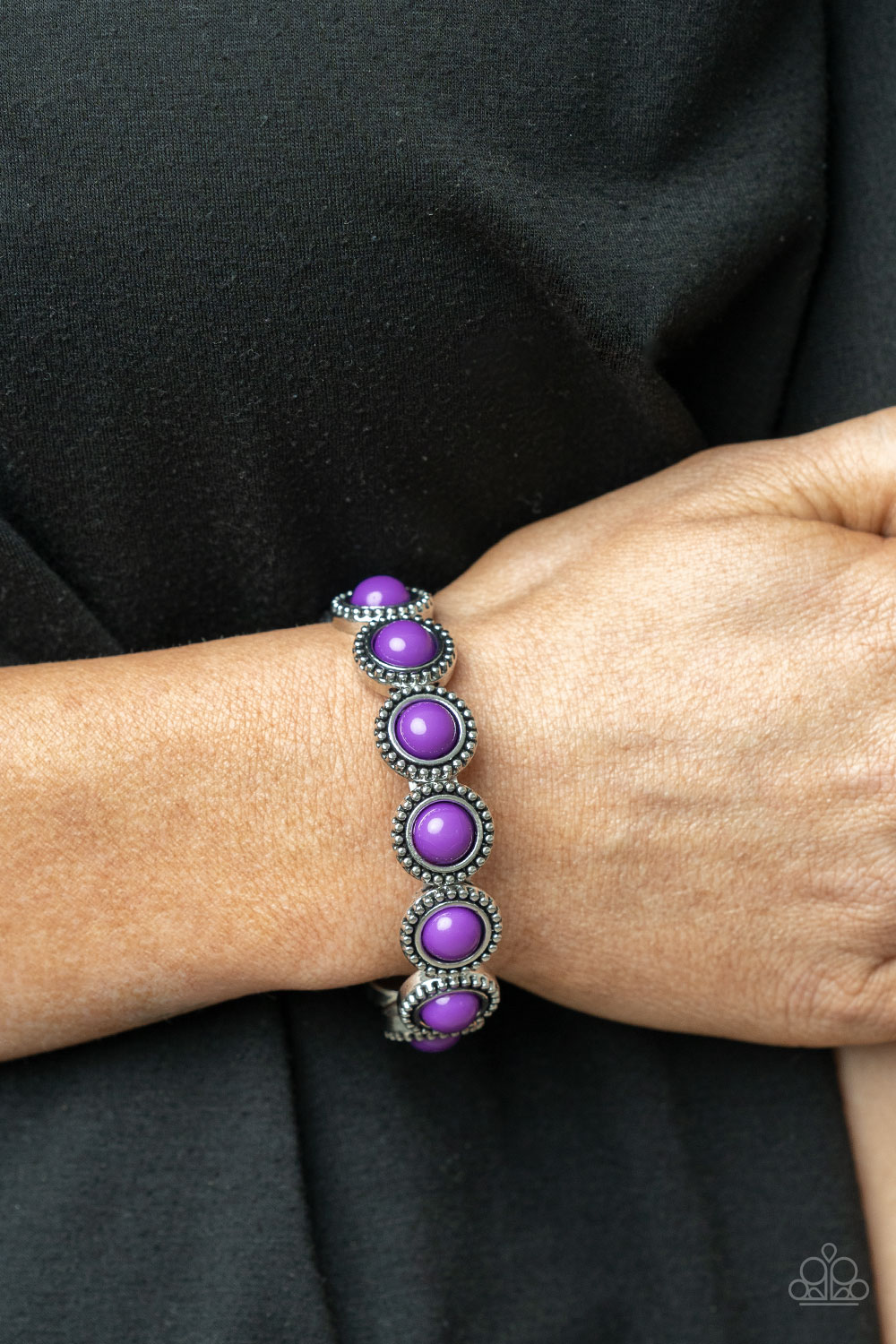Polished Promenade - Purple Bracelet (OS)