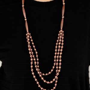 Beaded Beacon - Copper Necklace (OS)