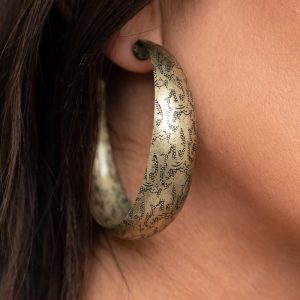 Sahara Sandstorm - Brass Earring (OS) - B:A4