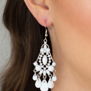 STAYCATION Home - White Earring (OS) - B:A4