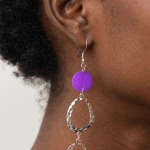 Surfside Shimmer - Purple Earring (OS) - B:A4