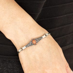 Stone Scrolls - Brown Bracelet (OS) - B:A2