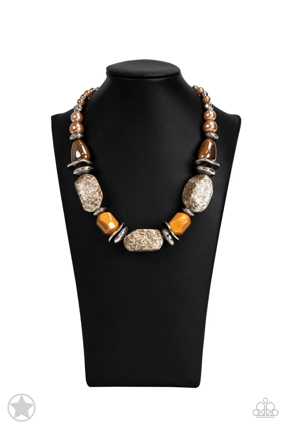 In Good Glazes - Brown Necklace (OS) - Image 3