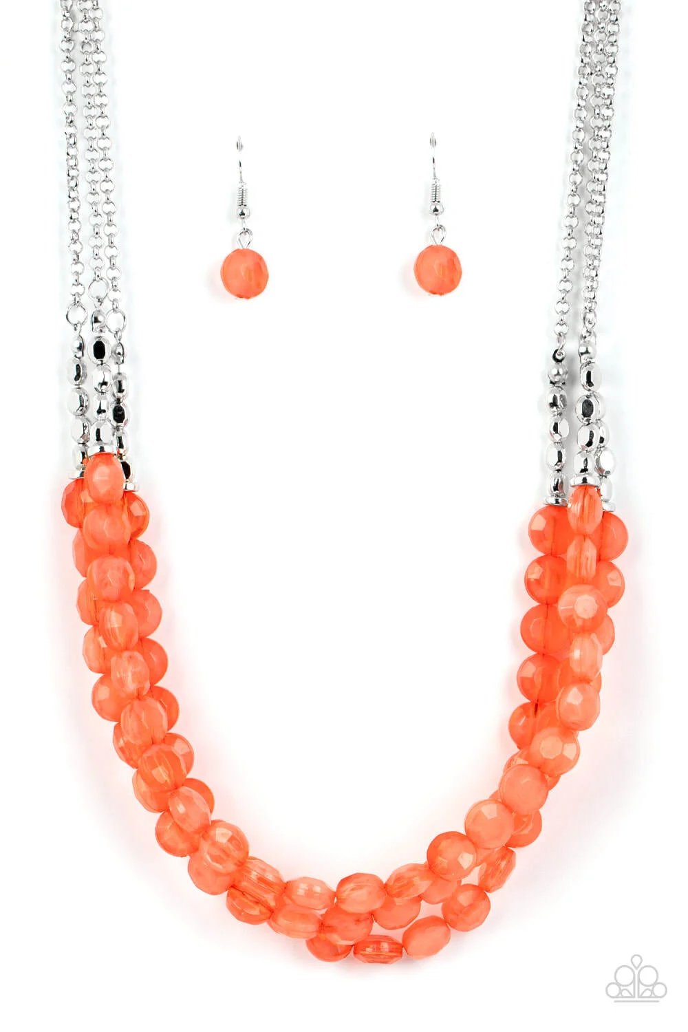 Pacific Picnic - Orange Necklace (OS) - B:A6 - Image 2