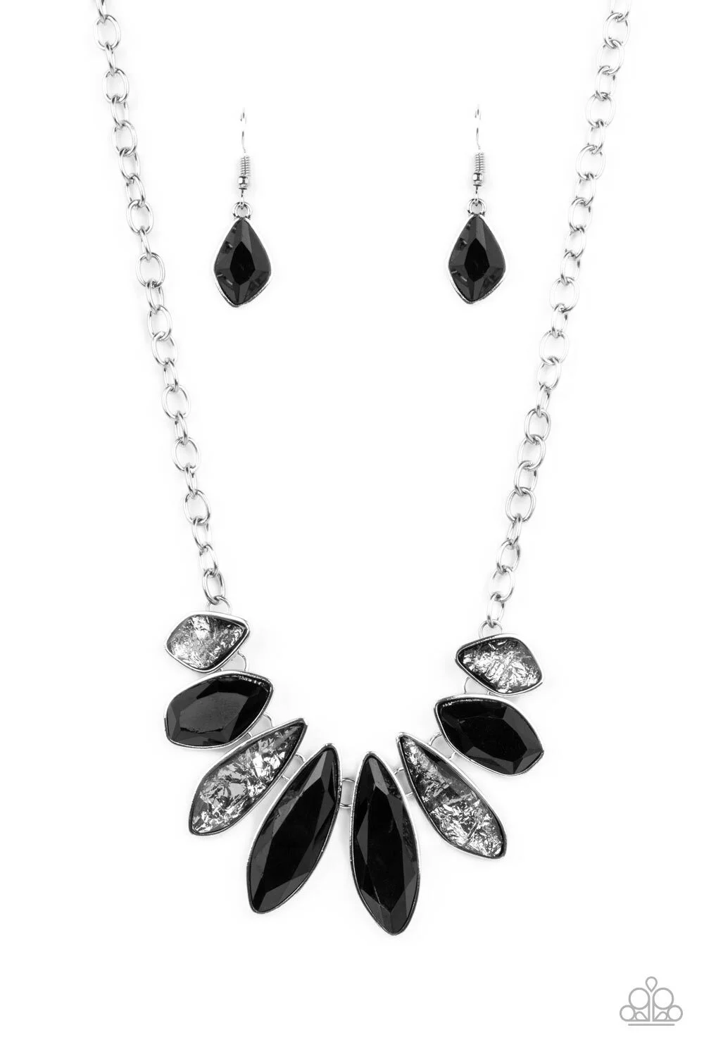 Crystallized Couture - Black Necklace (OS) - B:A6 - Image 2