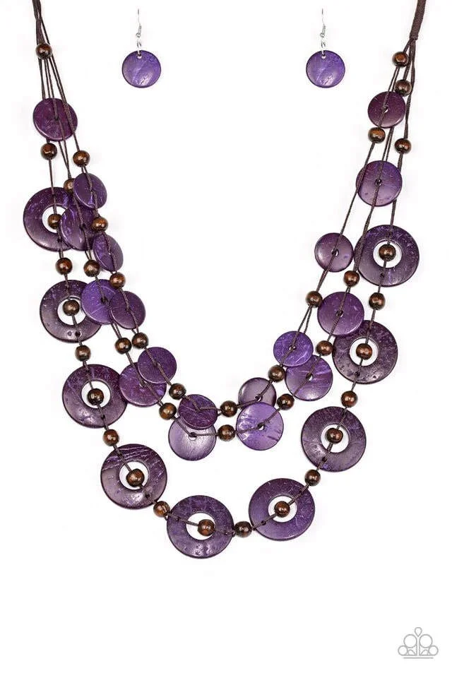 Catalina Coastin - Purple Necklace (OS) - B:A6 - Image 2