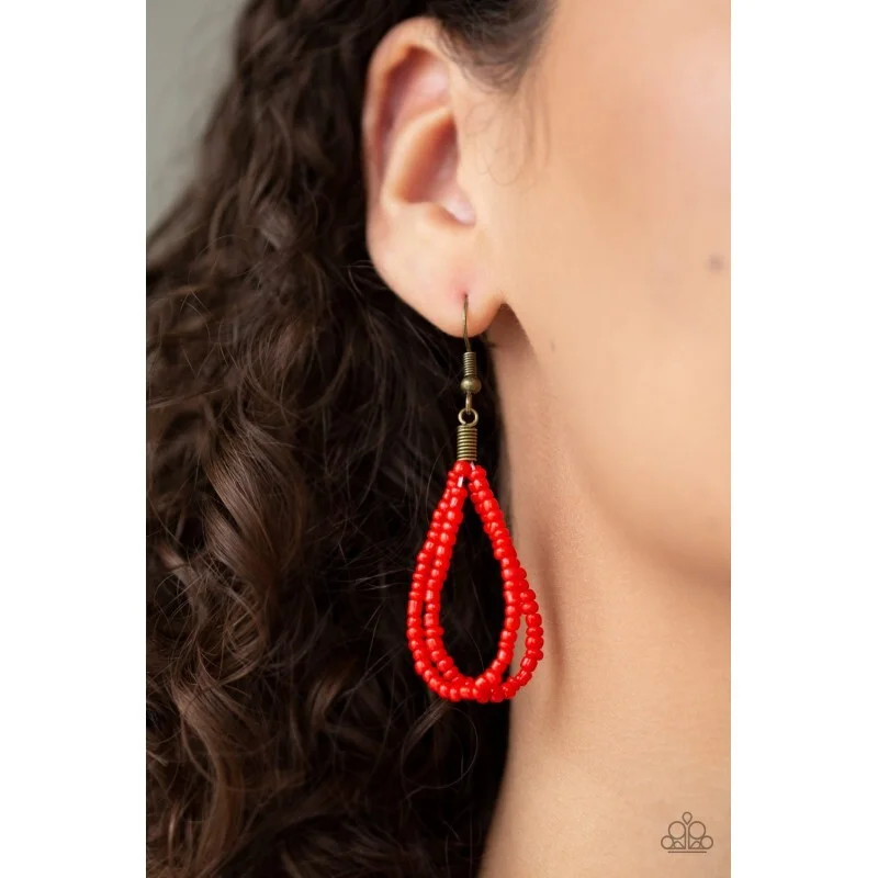 Kickin It Outback - Red Necklace (OS) - B:A6 - Image 3