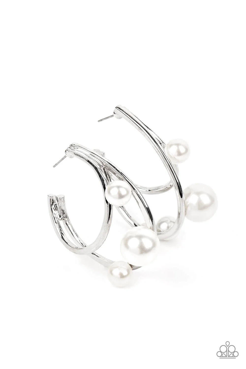 Metro Pier - White Earring (OS) - B:A5 - Image 2