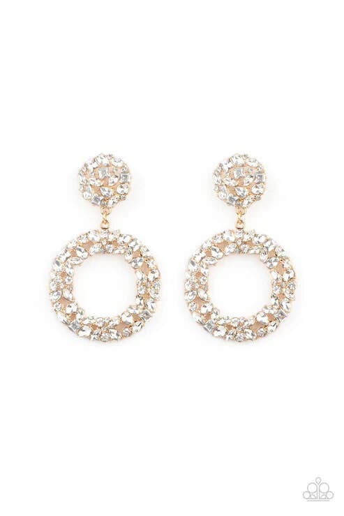 Party Ensemble - Gold Post Earrings (OS) - B:A5 - Image 2