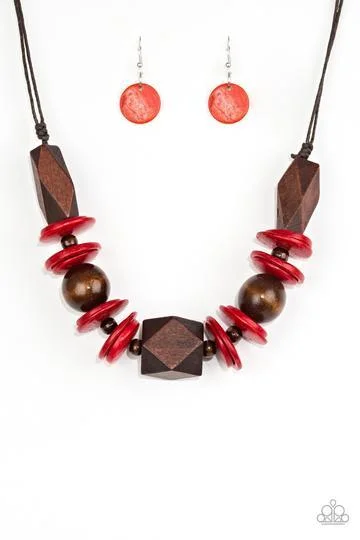 Pacific Paradise - Red Necklace (OS) - B:A1 - Image 2